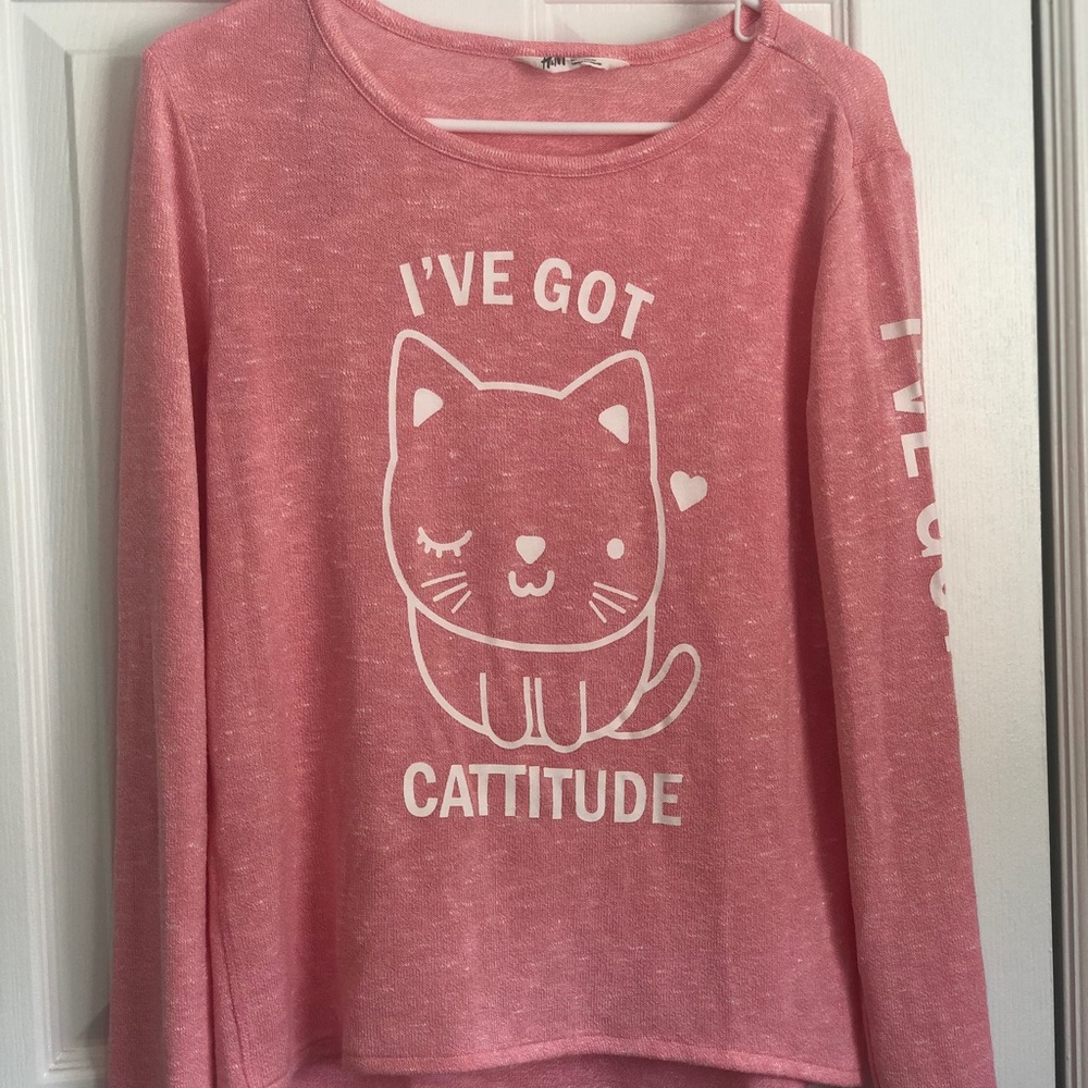 H&M long sleeve graphic top